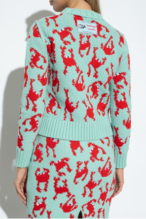 Bottega Veneta Sweater with crab pattern